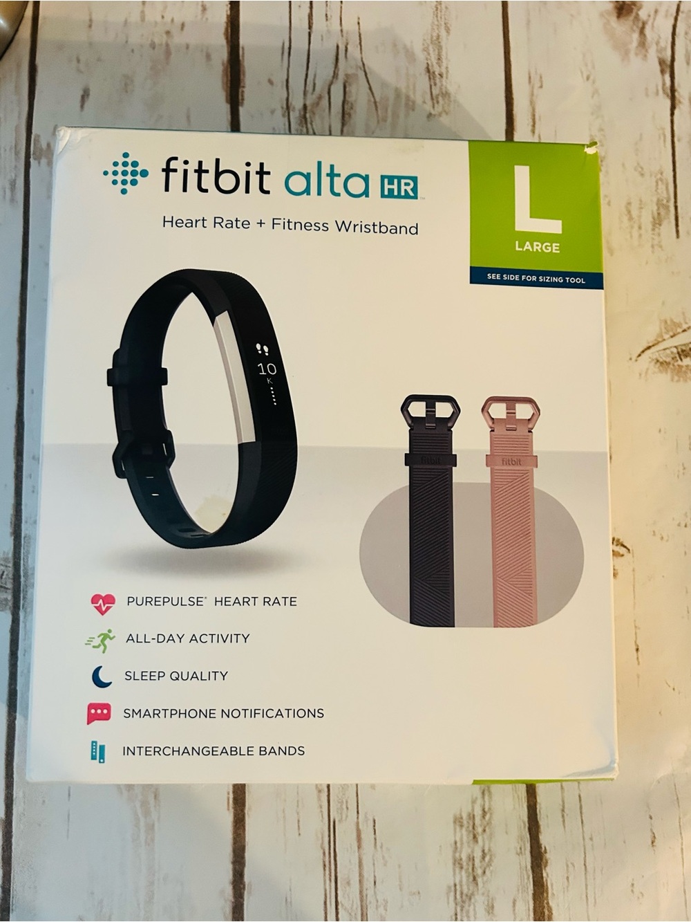 fitbit Alta HR Fitness Activity Tracker Running Walking Sleep 3 Wristbands NEW